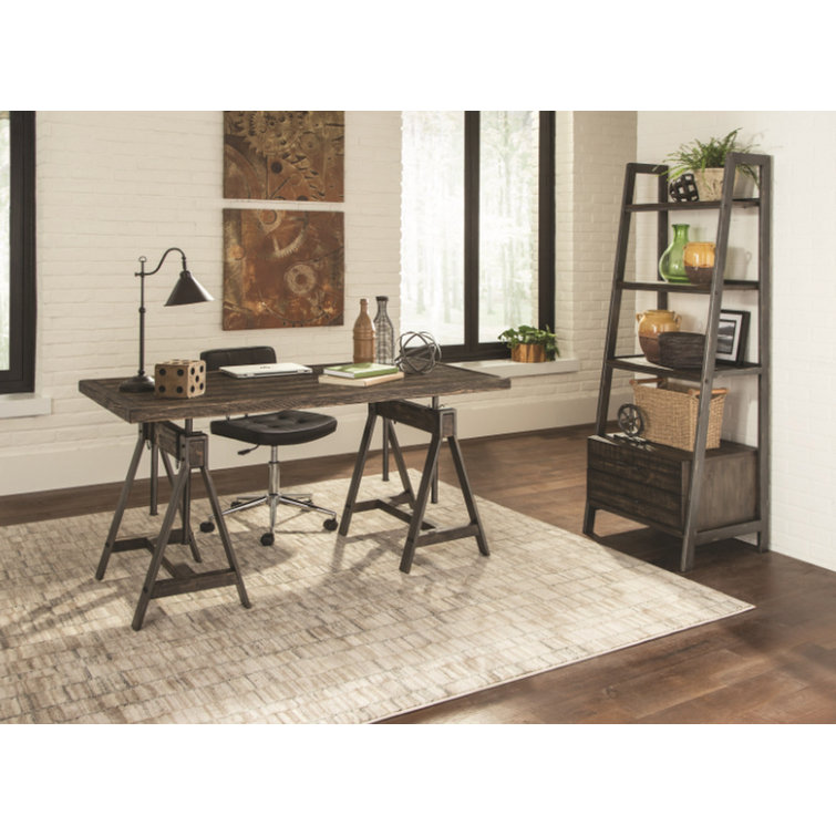 17 Stories Sydney Writing Desk with Bookcase Wayfair